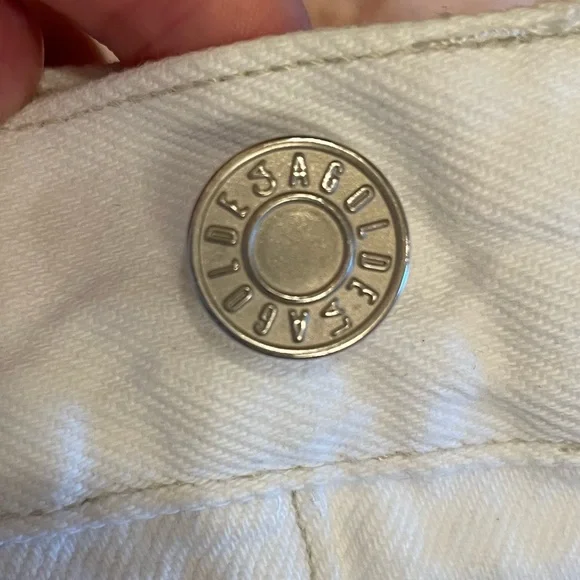 REVOLVE AGOLDE 90’s White Mid Rise Loose Jean